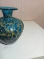 Vase ancien signé, numéroté, hauteur 13 cm x 10 cm | Puces Privées