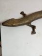 satuette du XIXème salamandre en bronze longueur 35 cm | Puces Privées