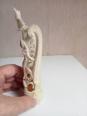 statuette ancienne en os hauteur 17 cm | Puces Privées