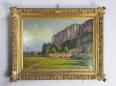 Ernest Victor HAREUX (1847-1909) Huile sur toile Paysage de montagne Alpes | Puces Privées