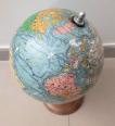 Globe terrestre dressé par J Forest édité par GIRARD BARRERE & THOMAS | Puces Privées