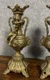 Paire de cassolettes aux putti en bronze doré époque XXeme siècle | Puces Privées