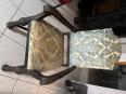 Fauteuil tapissier bois vintage | Puces Privées