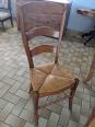 ensemble table et 5 chaises merisier | Puces Privées