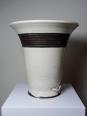 Grande lampe moderne Raku beige et brun Keramos Sèvres - Jean Besnard 1889-1958 | Puces Privées