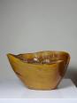 Grande coupe en bois d'olivier Riviera brutaliste artisanat circa 1950 | Puces Privées