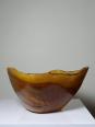 Grande coupe en bois d'olivier Riviera brutaliste artisanat circa 1950 | Puces Privées