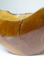 Grande coupe en bois d'olivier Riviera brutaliste artisanat circa 1950 | Puces Privées