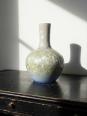 Grand vase globulaire porcelaine émaux cristallins Jingdezhen Zhi vintage | Puces Privées