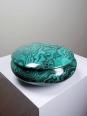 Boite à bijoux/bonbonnière porcelaine Limoges Apilco Deshoulière façon Malachite | Puces Privées