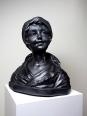 Buste de jeune femme en plâtre 1900-1930 monochrome Citti & Frère | Puces Privées