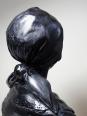 Buste de jeune femme en plâtre 1900-1930 monochrome Citti & Frère | Puces Privées