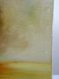 Grand tableau huile sur toile vintage nu De Miro | Puces Privées