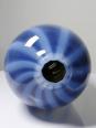 Vase vintage verre fumé doublé d'opaline bulle de savon Murano | Puces Privées