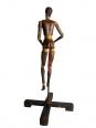 MANNEQUIN ANCIEN D’ARTISTE EN BOIS ARTICULÉ - FIN XIXE | Puces Privées