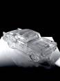 Presse papier vintage grosse voiture Chevrolet Bel Air 1957 en cristal | Puces Privées