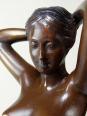Grande statuette femme nue, Vénus en bronze de charme vintage | Puces Privées