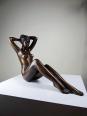 Grande statuette femme nue, Vénus en bronze de charme vintage | Puces Privées
