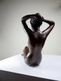 Grande statuette femme nue, Vénus en bronze de charme vintage | Puces Privées