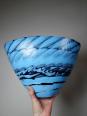 Centre de table, coupe ou grand bol en verre de Murano 