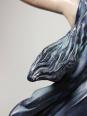 Grande statuette platre ou composite vintage/ancienne façon bronze art nouveau | Puces Privées