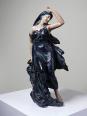 Grande statuette platre ou composite vintage/ancienne façon bronze art nouveau | Puces Privées