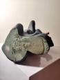 Grande statuette platre ou composite vintage/ancienne façon bronze art nouveau | Puces Privées
