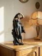 Grande statuette platre ou composite vintage/ancienne façon bronze art nouveau | Puces Privées