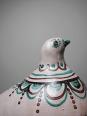 Sujet oiseau en céramique émaillée Italienne Cascio Sciacca vintage | Puces Privées
