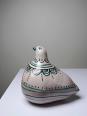 Sujet oiseau en céramique émaillée Italienne Cascio Sciacca vintage | Puces Privées