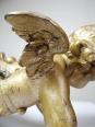 Petit angelot, putto en bronze doré ancien élément décoratif XIXe | Puces Privées