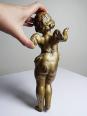 Petit angelot, putto en bronze doré ancien élément décoratif XIXe | Puces Privées