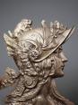 Plaque en bronze doré ancien profil de Marianne Art Nouveau | Puces Privées