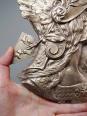 Plaque en bronze doré ancien profil de Marianne Art Nouveau | Puces Privées
