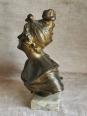 No - 587 - Sculpture bronze par Staeten Georges Van Der  1856  signé et cachet société des bronze de Paris | Puces Privées