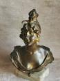 No - 587 - Sculpture bronze par Staeten Georges Van Der  1856  signé et cachet société des bronze de Paris | Puces Privées
