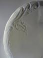 Grand plat à tarte vintage/ancien porcelaine fine de Limoges blanche | Puces Privées