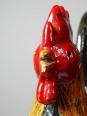 Petit coq décoratif en céramique émaillé artisanale art populaire | Puces Privées