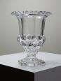 Vase Médicis cristal/verre cristallin moulé incolore vintage | Puces Privées
