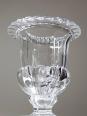 Vase Médicis cristal/verre cristallin moulé incolore vintage | Puces Privées