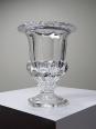 Vase Médicis cristal/verre cristallin moulé incolore vintage | Puces Privées