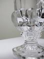 Vase Médicis cristal/verre cristallin moulé incolore vintage | Puces Privées