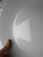 Grand plat de service creux porcelaine fine de Limoges blanche vintage/ancien | Puces Privées