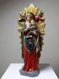 Statuette ancien Vierge ND du Secours Pertpétuel Carton Romain Raffl Paris | Puces Privées