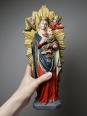 Statuette ancien Vierge ND du Secours Pertpétuel Carton Romain Raffl Paris | Puces Privées