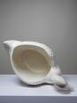 Cache pot/Coupe canard en faïence craquelée beige vintage | Puces Privées