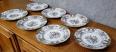 Ensemble de 6 assiettes plus 1 en porcelaine Anglaise époque début XXeme | Puces Privées