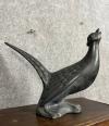 Céramique laquée noire époque Art Déco : oiseau signé Jean | Puces Privées