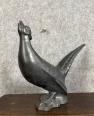 Céramique laquée noire époque Art Déco : oiseau signé Jean | Puces Privées