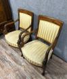 Paire de fauteuils aux Dauphins époque Empire en acajou vers 1810 | Puces Privées